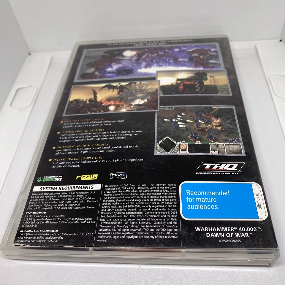 Warhammer 40k Dawn of War Game Of The Year And Dark Crusade PC Games Retro GC - Image 3 of 4
