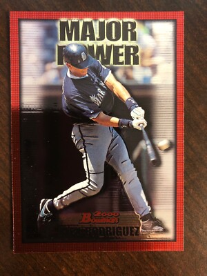 2000 Bowman Major Power #MP3 Alex Rodriguez Mariners