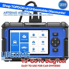 2025 TOPDON AD600S+ V2.0 PRO ALL System Diagn...
