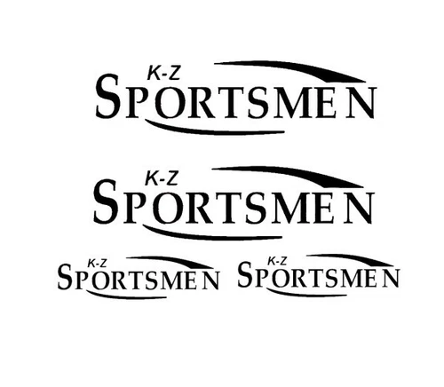 KZ Sportsmen decals graphic stickers rv camper trailer L@@K Set Kit K-Z 4 Total