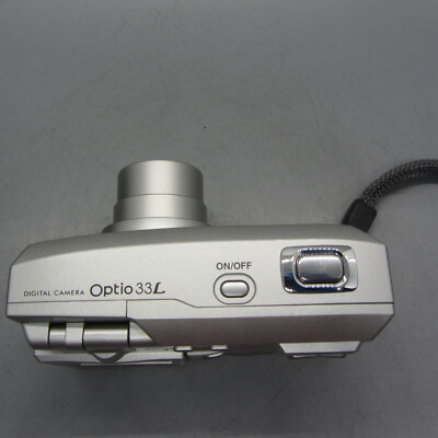 Pentax Digital Camera Optio 33L 3.2MP Silver Flip Screen Tested | eBay