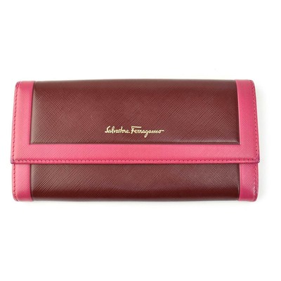 ferragamo pink wallet