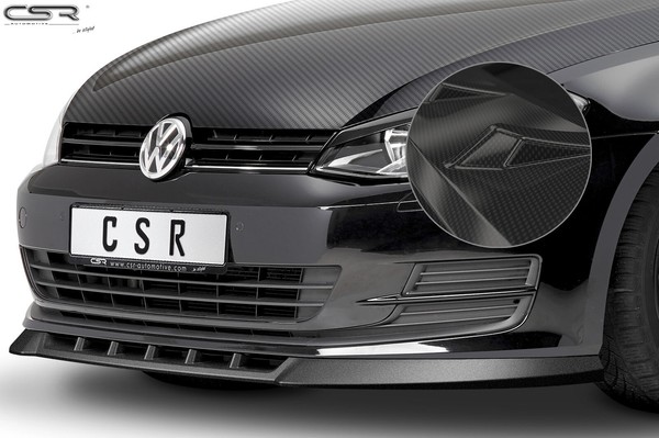 CSR Cup-Spoilerlippe ABS Carbon Look Mit ABE FüR VW Golf 7-image
