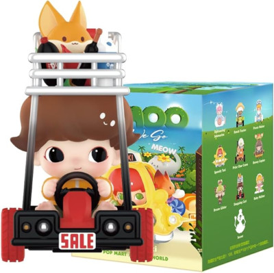 POP MART Dimoo Where We Go Series Car Ride Confirmed Blind Box Figure New Toy