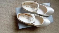  BRIDESMAID/FIRST COMMUNION SHOE KATZ LOUISE NEW BOXED OFF WHITE