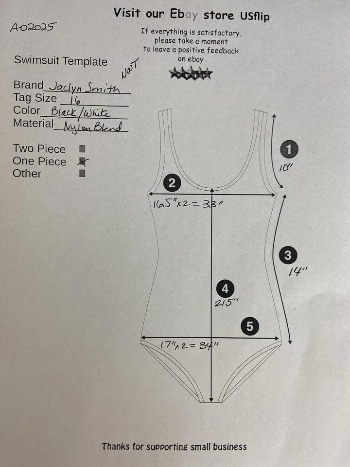 Traje de baño de cuerpo completo Jaclyn Smith con volantes imitación talla 16 multicolor abstracto Foto 3 de 4