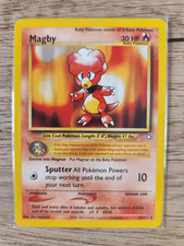 Magby 23/111 Rare Neo Genesis Unlimited Pokemon Card Near Mint - Mint on eBay