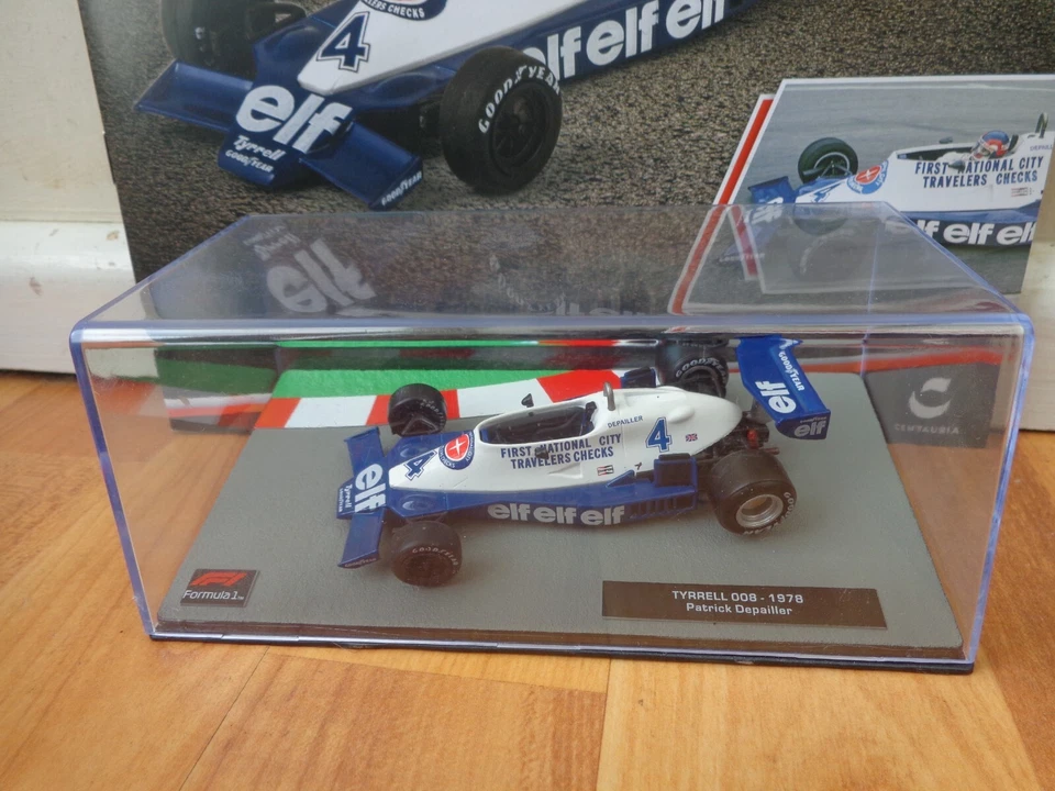 1/43 F1 FORMULA 1 CAR COLLECTION - 1978 TYRRELL 008 PATRICK DEPAILLER CAR #98 - Image 2 of 2
