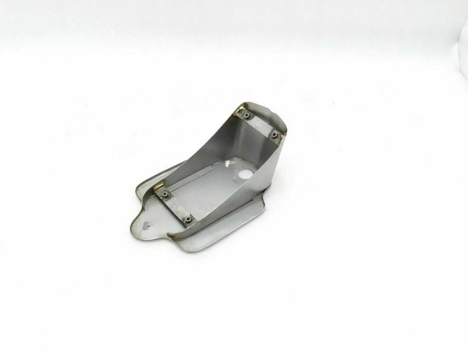 Placa de numeración trasera cromada compatible con BSA M20 M21 M33 Foto 4 de 4