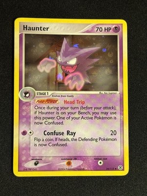 Pokémon Haunter 34/112 FireRed & LeafGreen Reverse Holo LP +