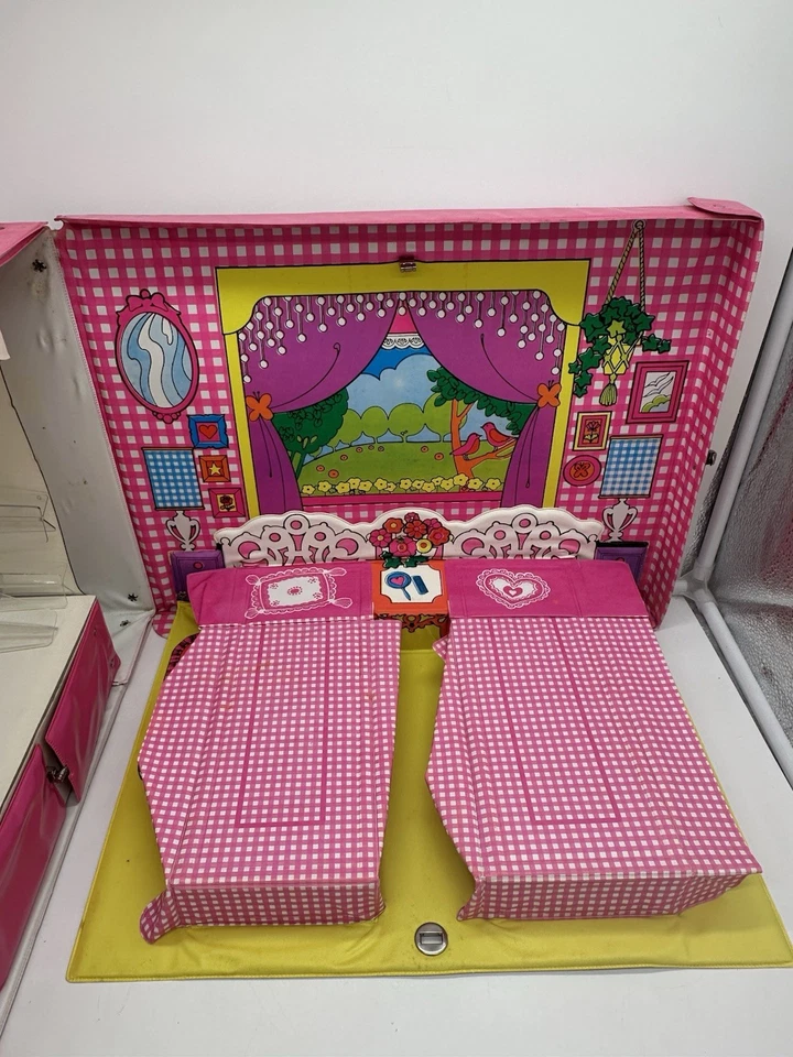 Estuche de muñeca vintage World of Barbie Sleep N Keep desplegable Mattel 1974 Foto 2 de 4