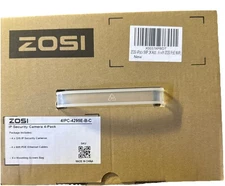ZOSI 5MP 2K HD PoE IP Dome Security Camera Add-on with ZOSI POE NVR System 4pack