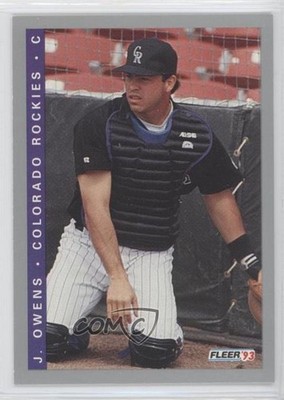 1993 Fleer Final Edition Jayhawk Owens #F-37 Rookie RC g4j