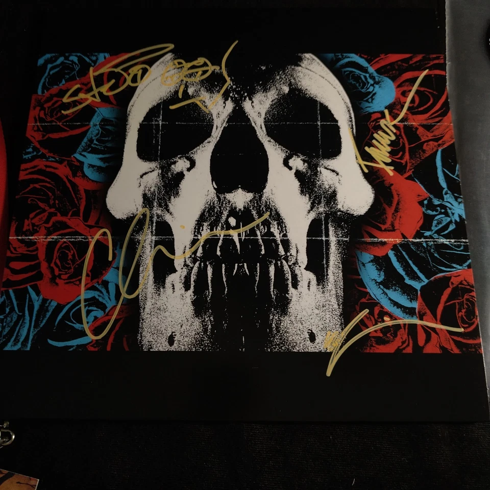 Signed Deftones Self-Titled Album 2024 Anniversary Ruby Red with Event Pass - Image 3 of 4