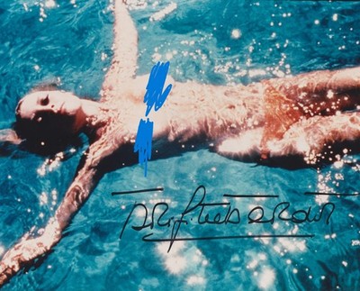 BRIGITTE BARDOT Original Autogramm signiertes 20x25 Großfoto Nackt Top Portrait