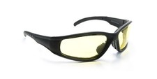 Bifocal Padded Sunglasses Motorcycle Riding Lens with Magnifier Inserts Power...