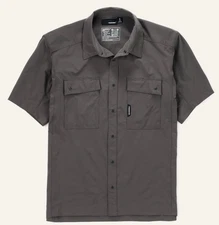 Truewerk Cloud Short Sleeve Shirt LARGE Gray Mechanic Outdoor Handyman Free Ship