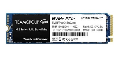 TEAMGROUP MP34 4TB with DRAM SLC Cache 3D NAND TLC NVMe 1.3 4TB, Multicolor