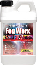 Fogworx Fog Juice - 1 Half Gallon of Premium Fog Fluid 64Oz - Medium Density,