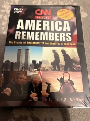 CNN Tribute America Remembers (DVD, 2002) 9/11 Documentary New Sealed Snapper