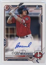 2021 Bowman Paper Prospect Auto Jose Miranda #PAPR-JM Auto 1g75