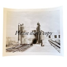 Erie Railroad Diesel Engine Photo Whiting Corp Washer Equipment Vintage B & W