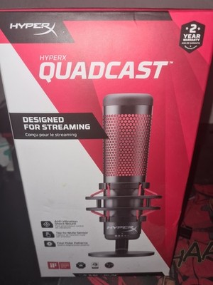 Hyper x Quatcast Dynamisches Mikrofon Schwarz. OVP