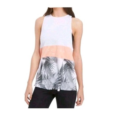Rosa Soda Sport Schnürung Muskel Tank Top ärmellos Damen Größe: 4