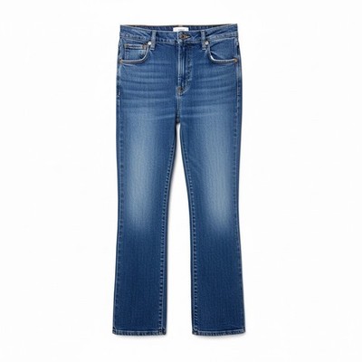 Closed Womens Rose Jeans 28 Italian Denim Straight Leg Stretch Blue Minimalist