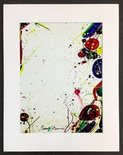 Sam Francis - Firma firmata a mano - Stampa opaca 11x14 pollici
