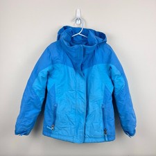 L.L. Bean Kids Blue Winter Coat Snow Ski Jacket Girl Boy L 6/7