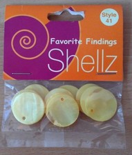 Pailletten Shellz Nr.41 / Pailetten Kn&ouml;pfe Perlen Aufn&auml;hen Basteln Verzieren