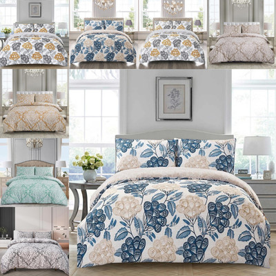 Luxus 100 Prozent Baumwolle Bettdecke Quilt Cover Bettwäsche Set Single Double King Size