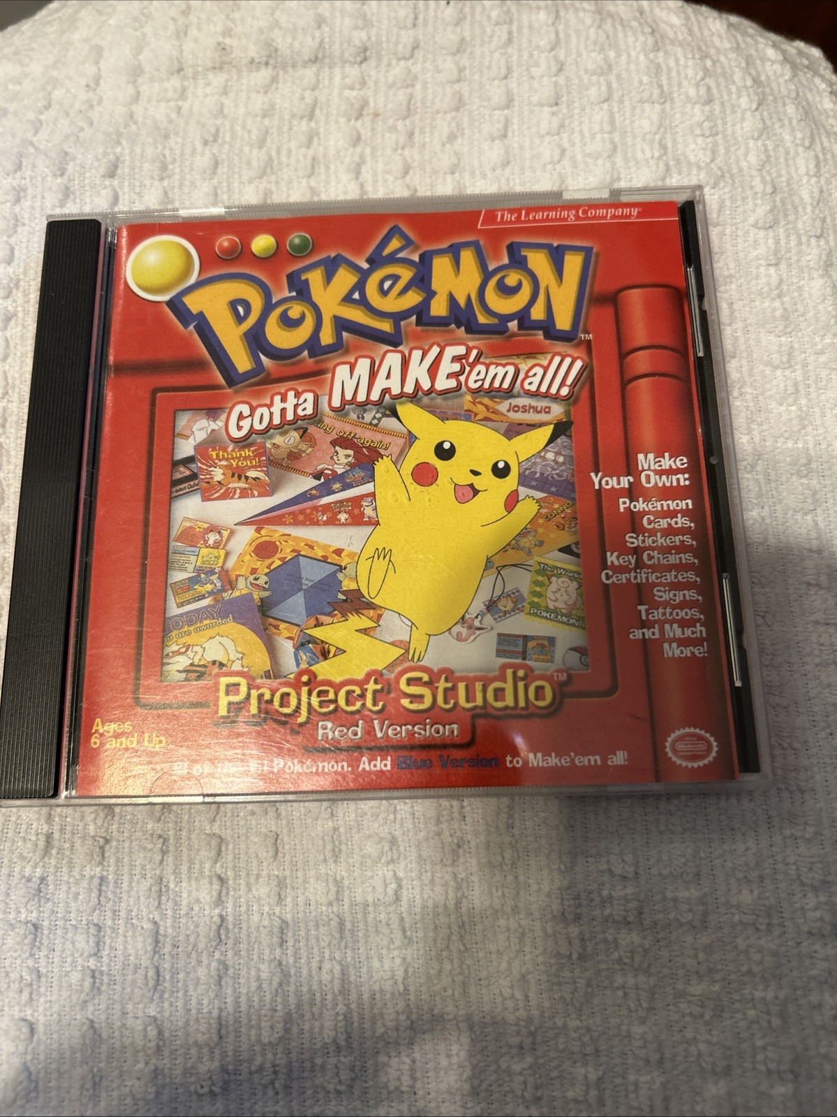 Pokemon Project Studio Red Version Gotta Make em All PC w/ Manual