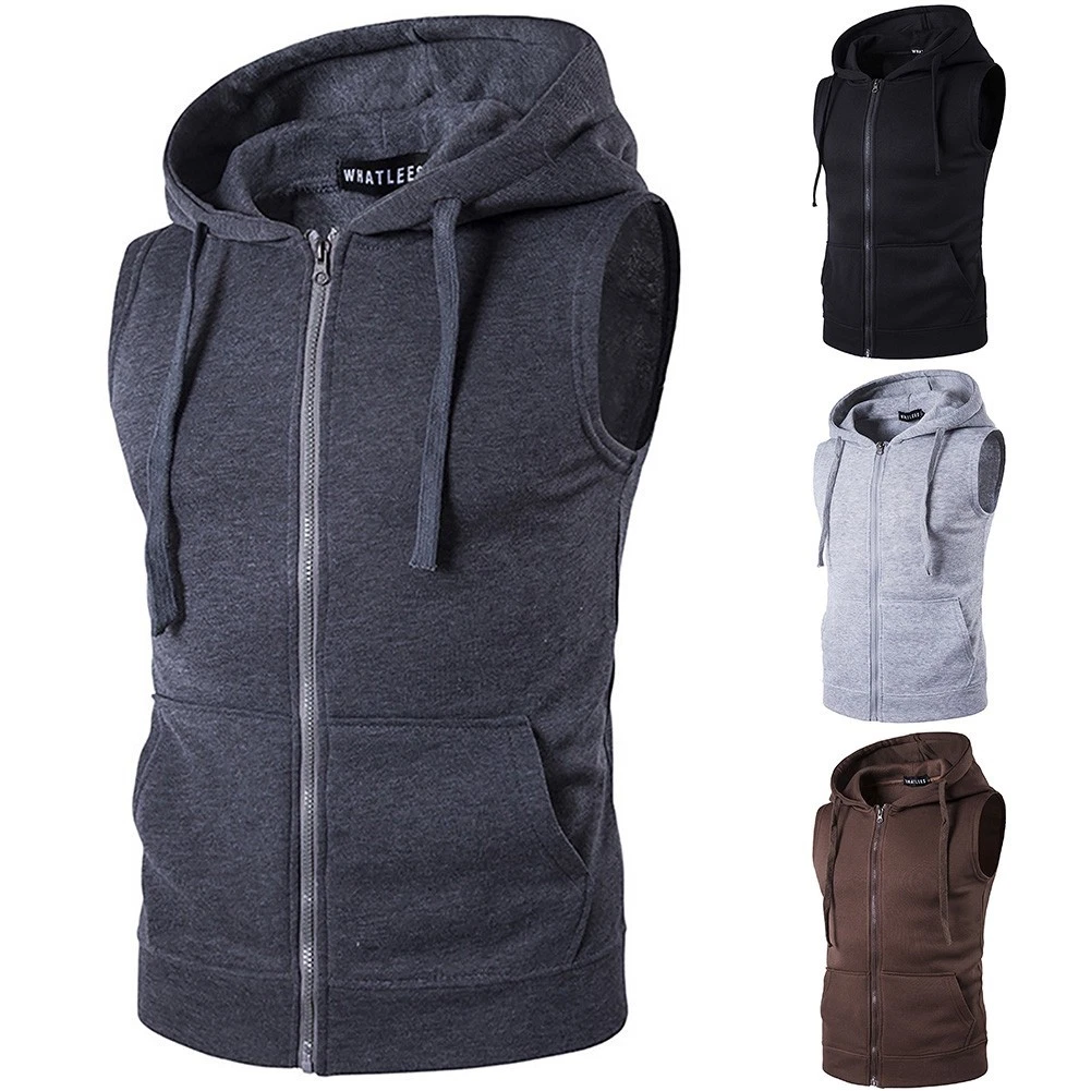 VETEMENTS Felpe con cappuccio abbigliamento chiusura zip abbigliamento sportivo felpe gilet