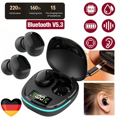Kabellose Mini-In-Ear-Kopfhörer mit Bluetooth 5.3 ultraleichte Sport Ohrhörer