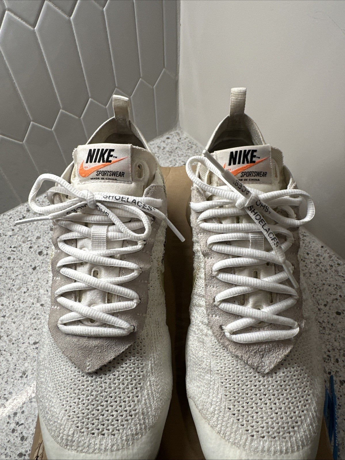 OFF WHITE X NIKE Taglia 9 Nike Off White x Air VaporMax parte 2 USATE