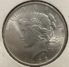 1922 Peace  Silver Dollar
