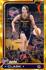 Caitlin Clark WNBA Indiana Fever 4x6 PHOTO Custom Gold Photo