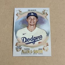 2021 Topps Chrome Allen & Ginter Corey Seager Refractor Dodgers #26