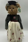 Rosemarie Bearington Bear 14" Retired #1775 Collectable Bear Gray Velvet Rose