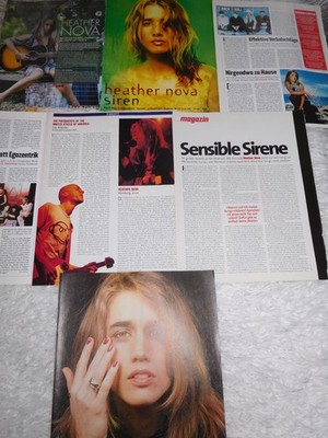 HEATHER NOVA  18 TEILE/PARTS CLIPPINGS LOT  0725