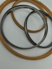 Embroidery Hoops Vintage Wood Metal Mix Lot of 4 Cross Stitch Needlepoint Frame