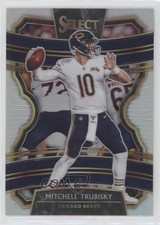 2019 Panini Select Concourse Silver Prizm Mitchell Trubisky #14 3pb