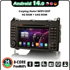 Android 14 Autoradio Mercedes A/B Klasse W169 W245 Sprinter Vito DVD Navi DAB+