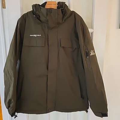 ZeroXPosur Evolution Captured Jacket Olive Mens L Snowboarding Ski Outdoor
