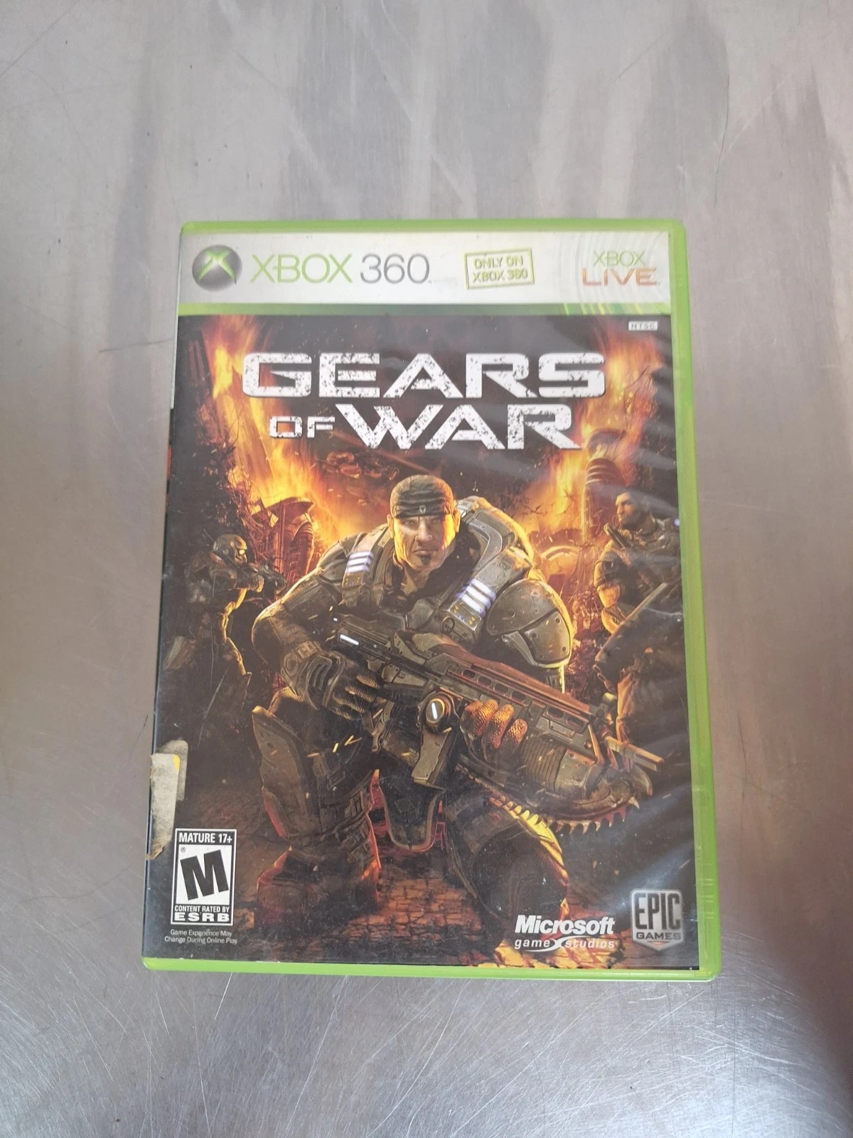 Gears of War (Microsoft Xbox 360, 2006) No Manual