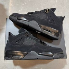Jordan Air Jordan 4 Retro "Black Cat" Men's Mid Top Shoes Basketball Sneakers