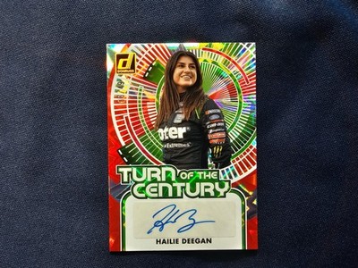 2026 Donruss Racing Hailie Deegan TCS-HDG Red Xplosion Auto /49 NASCAR