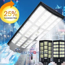 999999lm Commercial Solar Street Light LED Outdoor Dusk Dawn Solar Lighting Bulb